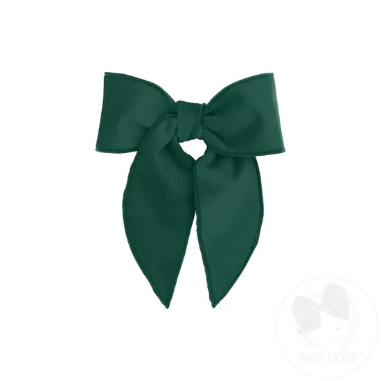 Medium Velvet Bowtie With Whimsy Tails