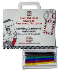 Mini Funny Mat Travel Set + Washable markers