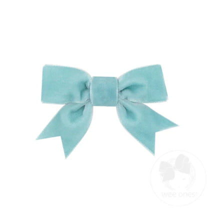 Mini Velvet Fancy Tail Bow