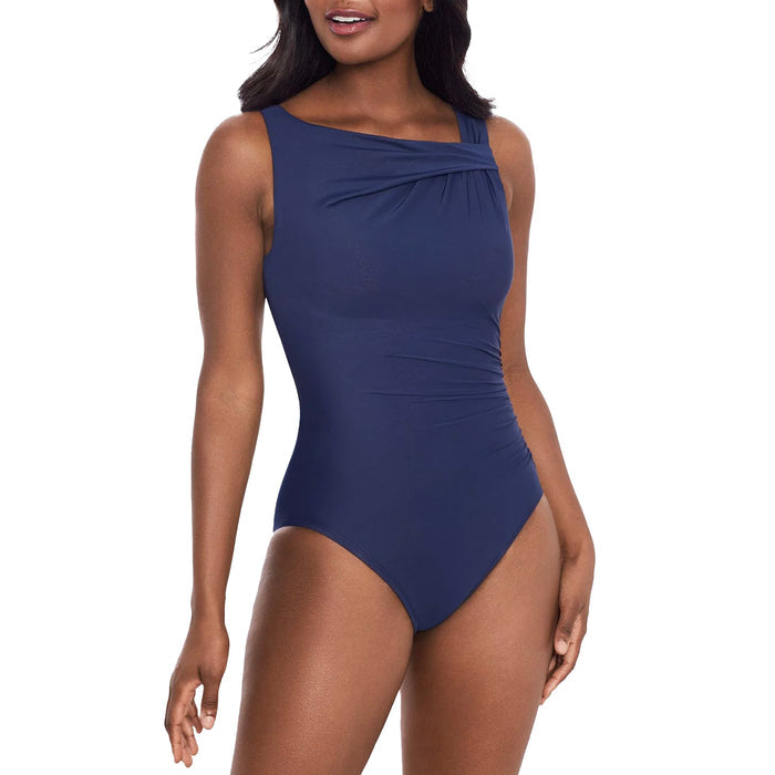 Miraclesuit Avra One-Piece DD Cup 6566440DD Midnight Blue Set