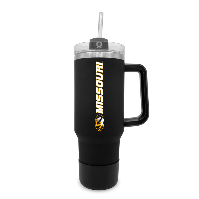 Missouri Tigers 40oz Stainless Tumbler w/Removable Straw