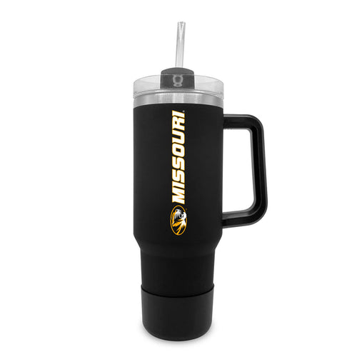 Missouri Tigers 40oz Stainless Tumbler w/Removable Straw