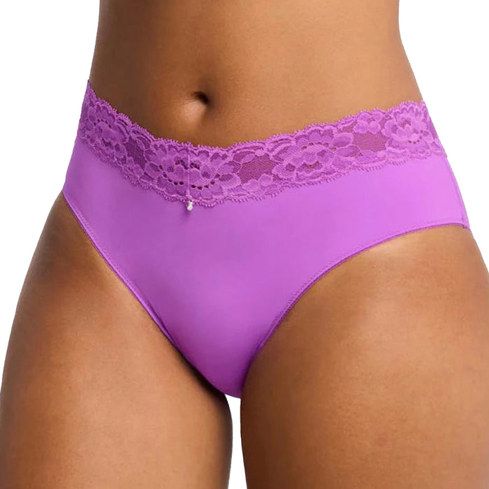 Montelle Essential High-Cut Brief 9004 Dahlia Front