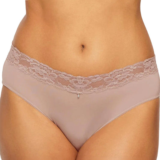 Montelle Essentials High-Cut Brief 9004 Moonshell Front