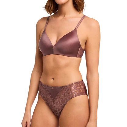 Montelle Wire-Free Bra 9703 Woodrose Set