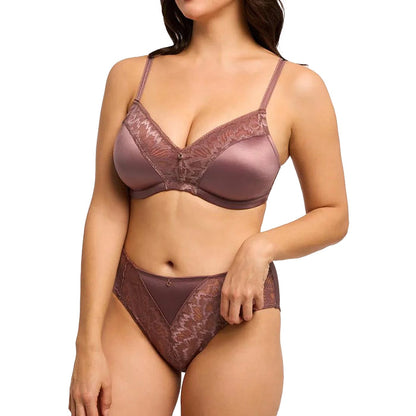 Montelle Wire-Free Dream Bra 9704 Woodrose Set
