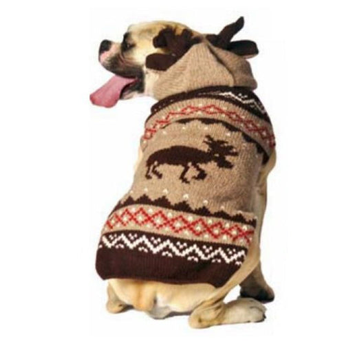 Moosey Hoodie Dog Sweater
