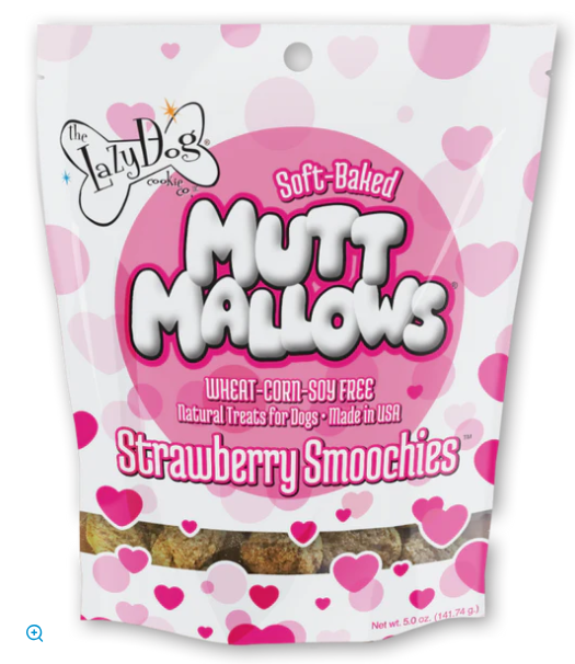 Mutt Mallows Strawberry Smoochies