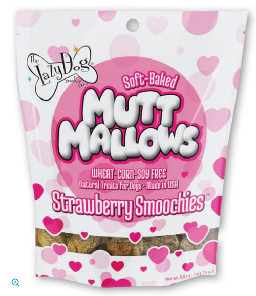 Mutt Mallows Strawberry Smoochies