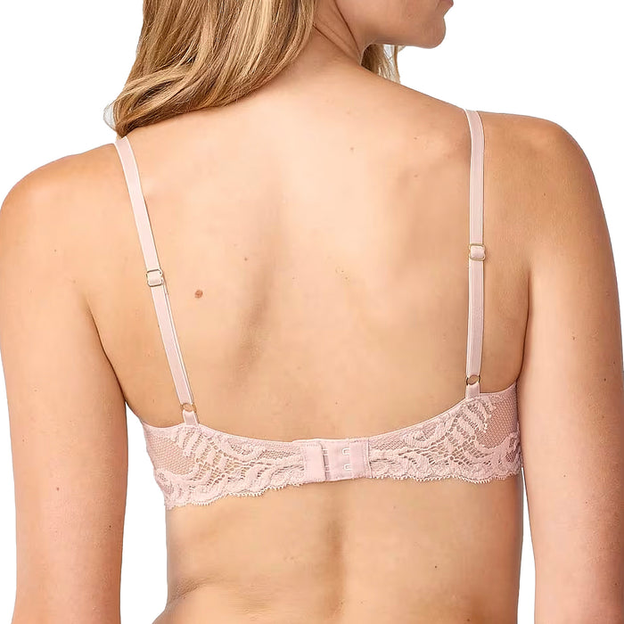 Natori Feathers Contour Plunge Bra 730023 Cameo Rose Back