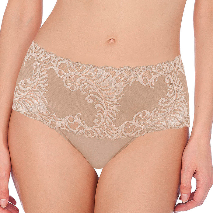 Natori Feathers Girl Brief Panty 756023 Cafe Front
