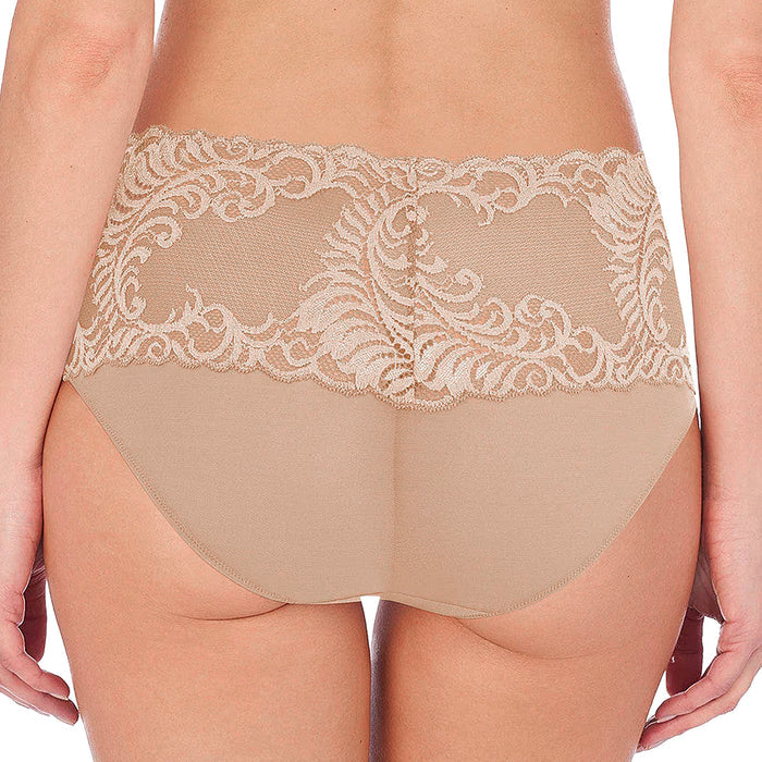 Natori Feathers Girl Brief Panty 756023 Cafe Back