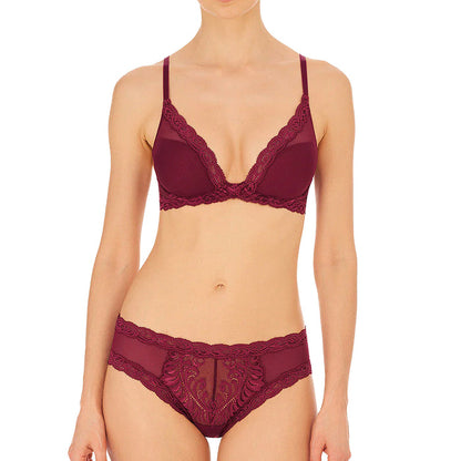 Natori Feathers Hipster Panty 753023 Crushed Velvet Set
