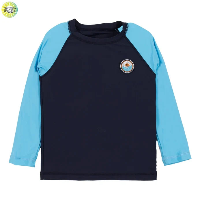 Navy Raglan Sleeve Rashguard