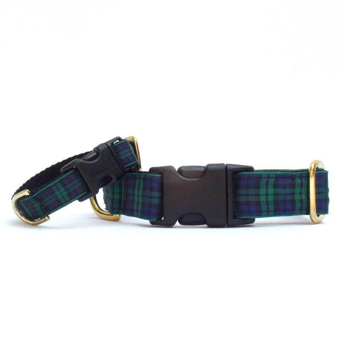 Navy Tartan Collar