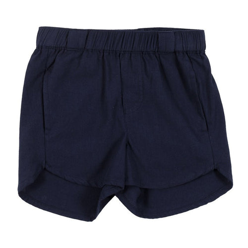 Navy Twill Shorts