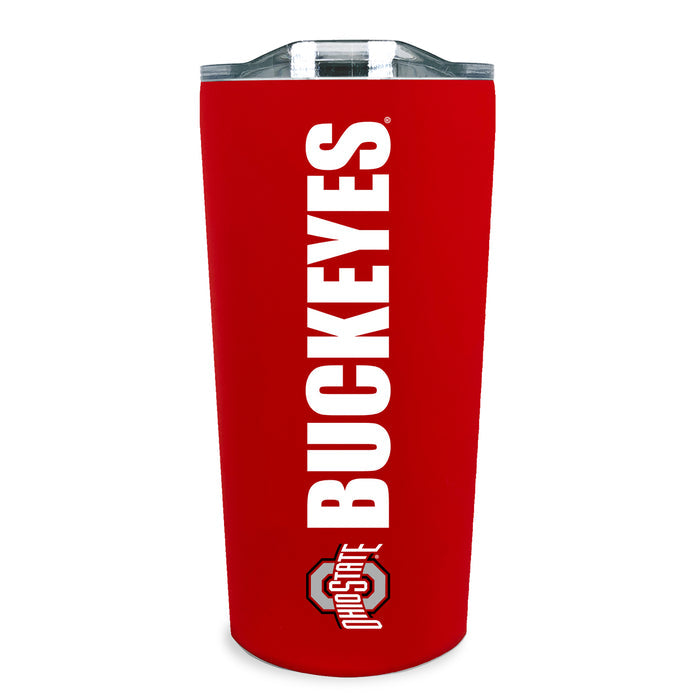 Ohio State University Buckeyes 18oz Stainless Soft Touch Tumbler