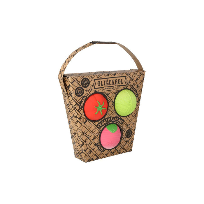 Oli & Carol - Veggie Salad Baby Sensory Balls