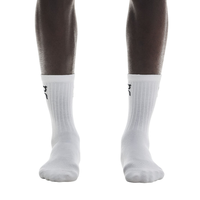 On Logo Sock High 3 Pack | White