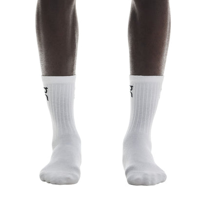 On Logo Sock High 3 Pack | White
