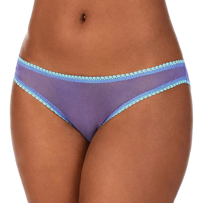 OnGossamer Mesh Hip Bikini 3202 Iris Front