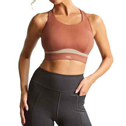 Panache Freedom Non Wired Sports Bra 7344 Sienna Rose Chalk Set