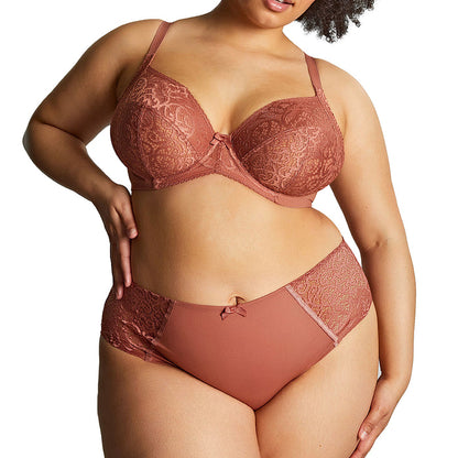 Panache Sculptresse Estel Plunge Bra 9686 Rose Gold Set