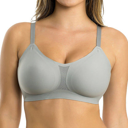 Parfait Simplicity Seamless Wireless Contour Bra P2400 Grey Front