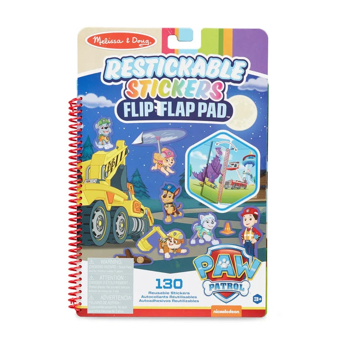 Paw Patrol: Resticklable Stickers Fiip-Flap Pad