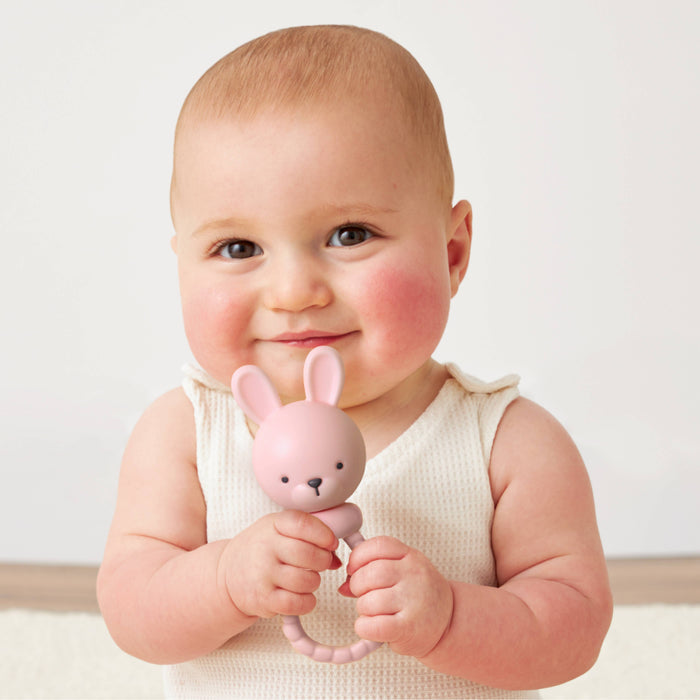 Pink Bunny Sweetie Rattle™
