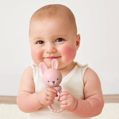 Pink Bunny Sweetie Rattle™