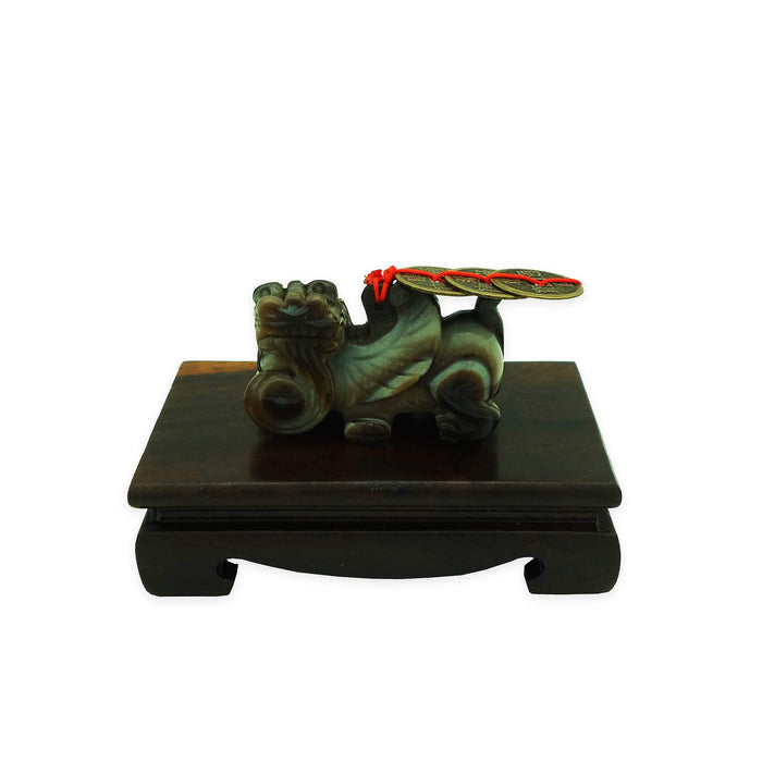 Powerful Dzi Pi Yao on Stand