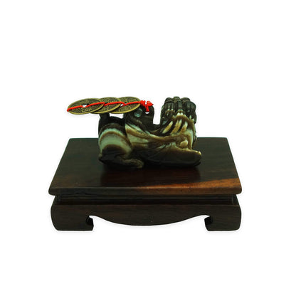 Powerful Dzi Pi Yao on Stand