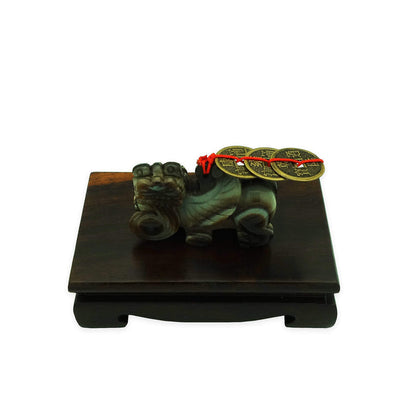 Powerful Dzi Pi Yao on Stand