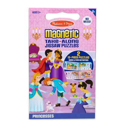 Princesses Magnetic Take-Along Jigsaw Puzzle