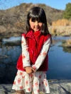 Red Velvet Vest