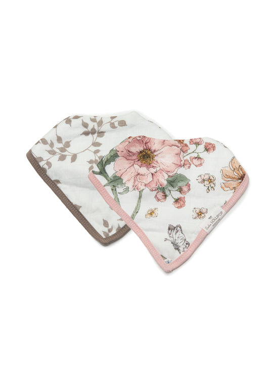 Secret Garden Bandana Bib Set