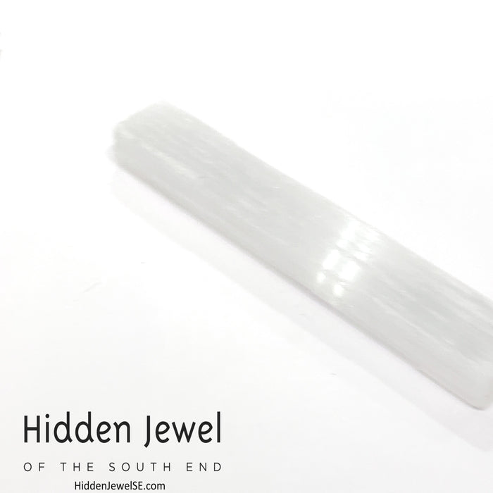 Selenite Raw Gemstone wand / log