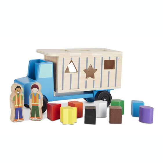Shape-Sorting Dump Truck