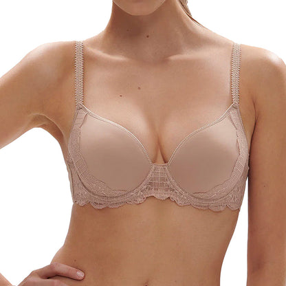 Simone Perele Reve 3D Plunge Bra 12Z316 Nude Front