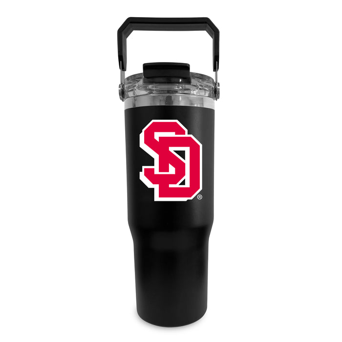 South Dakota Coyotes 32oz Stainless Bucket Handle Tumbler