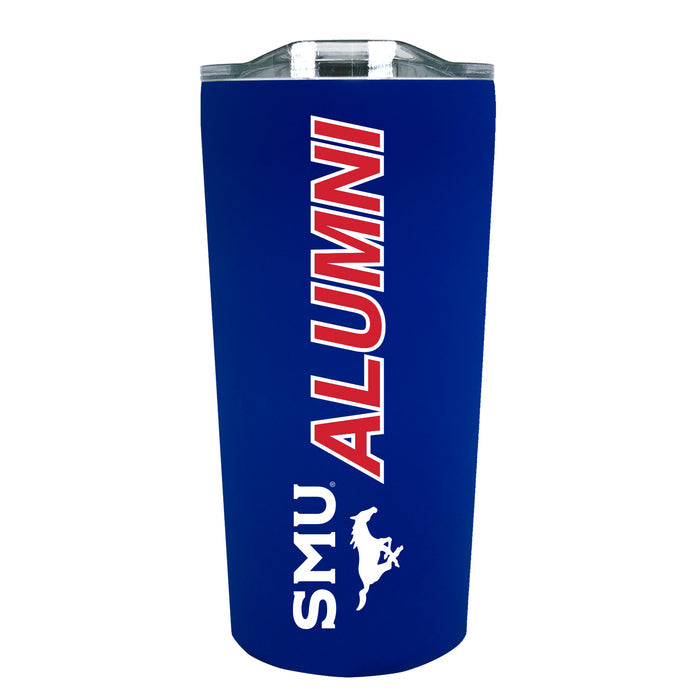 Southern Methodist 18oz Stainless Soft Touch Tumbler