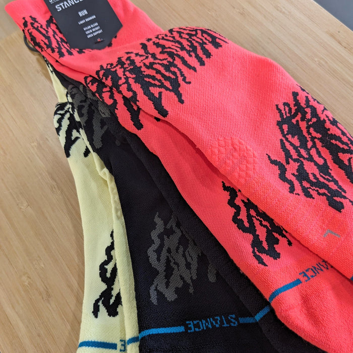 Stance Run Light Crew | Light Cushion | Crew Length | Glacier 3 Pack