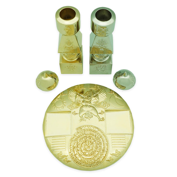 Sun Moon Five Element Pagodas