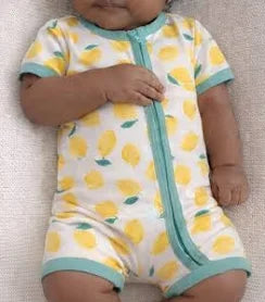 Sunny Lemons 2-way Zipper Romper