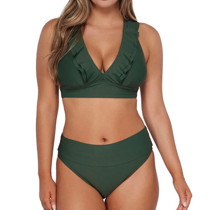 Sunsets Hannah High Waist 33B Island Green Set