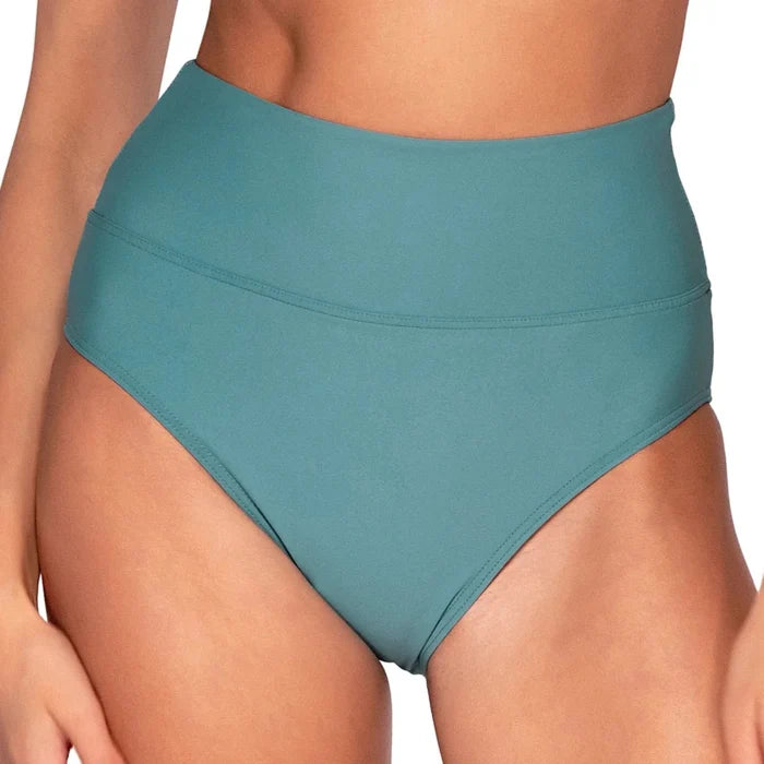 Sunsets Hannah High Waist Bikini Bottom 33B Ocean Front
