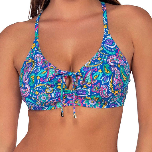 Sunsets Kauai Keyhole Bikini Top 54 Persian Sky Front
