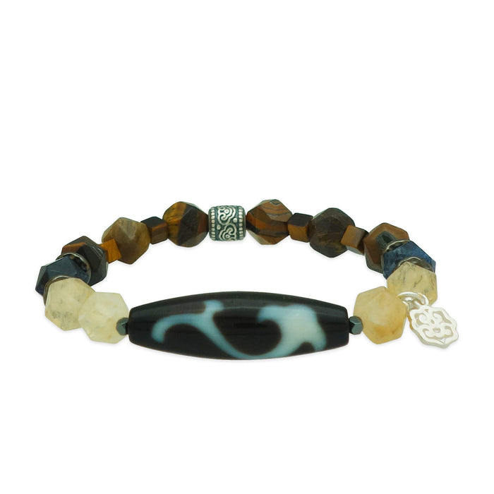 Triple Ru Yi Authority Dzi Bracelet