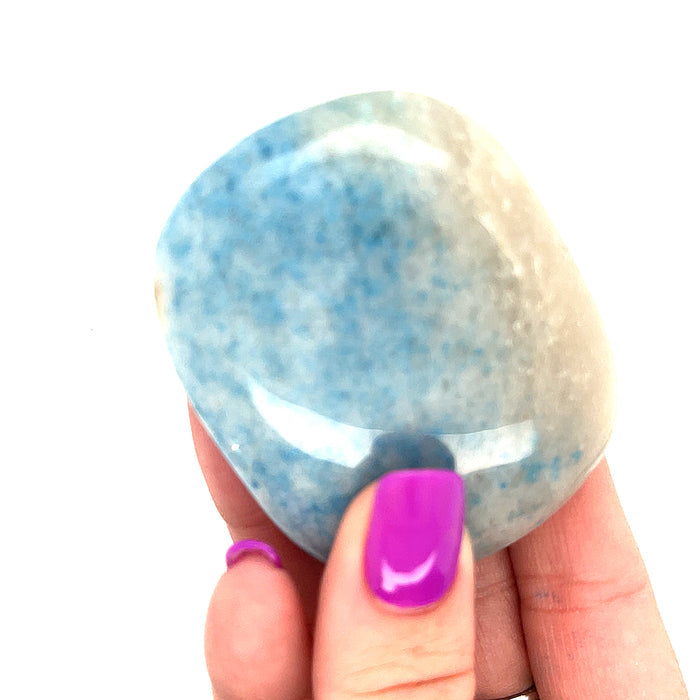 One med Troilite gemstone Palm Stones (99- 111g)